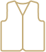 A vest with airway clearance system for tracheotomy care, featuring adjustable straps and tubing components.