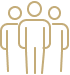 A stylized icon of a person surrounded by a circle of leaves, representing harmony and well-being.