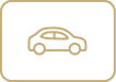 Outline of a car with a key symbol inside, indicating vehicle amenities or driver services.