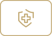 Image of a Medicaid card with a plus sign and an arrow pointing to the right, symbolizing medical or health-related services.